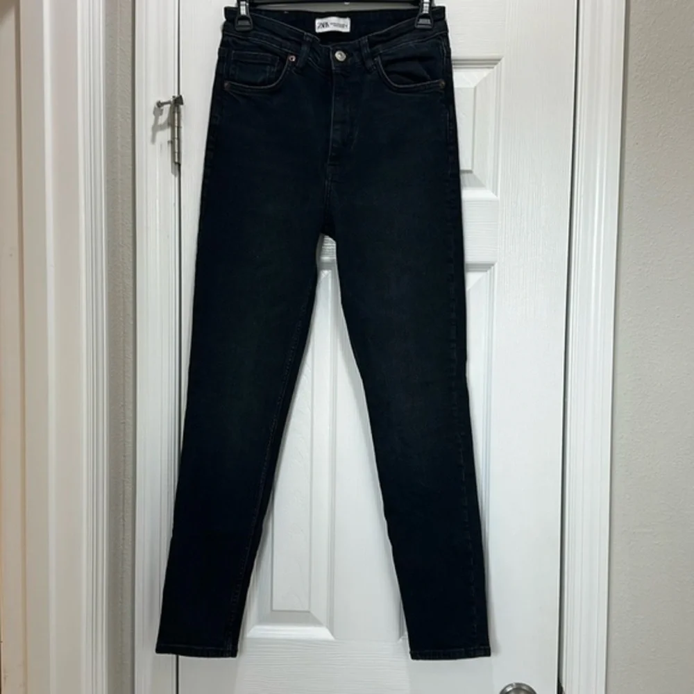 Zara HIGH RISE -SUPER SKINNY- ANKLE LENGTH Stretch jeans with vintage high waist